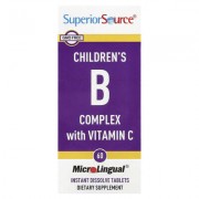 Superior Source, дитячий комплекс вітамінів B та C, 60 швидкорозчинних таблеток MicroLingual
